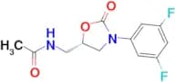 (S)-N-((3-(3,5-Difluorophenyl)-2-oxooxazolidin-5-yl)methyl)acetamide