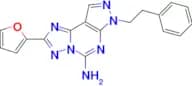 2-(Furan-2-yl)-7-phenethyl-7H-pyrazolo[4,3-e][1,2,4]triazolo[1,5-c]pyrimidin-5-amine