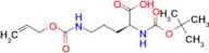 (S)-5-(((Allyloxy)carbonyl)amino)-2-((tert-butoxycarbonyl)amino)pentanoic acid