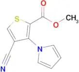 Methyl 4-cyano-3-(1H-pyrrol-1-yl)thiophene-2-carboxylate