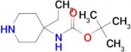 tert-Butyl (4-ethylpiperidin-4-yl)carbamate