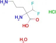 Eflornithine hydrochloride hydrate