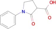 2-Oxo-1-phenylpyrrolidine-3-carboxylic acid