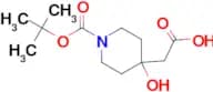 2-(1-(tert-Butoxycarbonyl)-4-hydroxypiperidin-4-yl)acetic acid