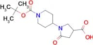 1-(1-(tert-Butoxycarbonyl)piperidin-4-yl)-5-oxopyrrolidine-3-carboxylic acid