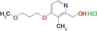 (4-(3-Methoxypropoxy)-3-methylpyridin-2-yl)methanol hydrochloride