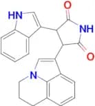 3-(5,6-Dihydro-4H-pyrrolo[3,2,1-ij]quinolin-1-yl)-4-(1H-indol-3-yl)-pyrrolidine-2,5-dione