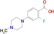 2-Fluoro-4-(4-methylpiperazin-1-yl)benzoic acid