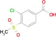 3-Chloro-4-(methylsulfonyl)benzoic acid