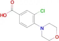 3-Chloro-4-morpholinobenzoic acid