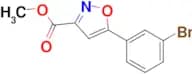 Methyl 5-(3-bromophenyl)isoxazole-3-carboxylate