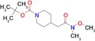 tert-Butyl 4-(2-(methoxy(methyl)amino)-2-oxoethyl)piperidine-1-carboxylate