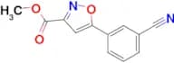 Methyl 5-(3-cyanophenyl)isoxazole-3-carboxylate