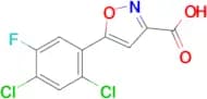 5-(2,4-Dichloro-5-fluorophenyl)isoxazole-3-carboxylic acid