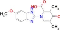 1-(6-Methoxy-1H-benzo[d]imidazol-2-yl)-3,5-dimethyl-4-oxo-1,4-dihydropyridine-2-carboxylic acid