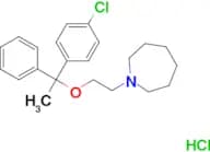 1-(2-(1-(4-Chlorophenyl)-1-phenylethoxy)ethyl)azepane hydrochloride
