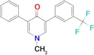 1-Methyl-3-phenyl-5-(3-(trifluoromethyl)phenyl)pyridin-4(1H)-one
