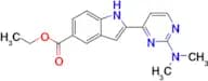 Ethyl 2-(2-(dimethylamino)pyrimidin-4-yl)-1H-indole-5-carboxylate