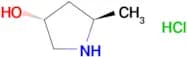 (3R,5R)-5-Methylpyrrolidin-3-ol hydrochloride
