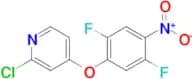 2-Chloro-4-(2,5-difluoro-4-nitrophenoxy)pyridine