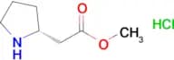(R)-Methyl 2-(pyrrolidin-2-yl)acetate hydrochloride
