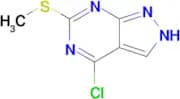 4-Chloro-6-(methylthio)-1H-pyrazolo[3,4-d]pyrimidine