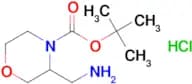 tert-Butyl 3-(aminomethyl)morpholine-4-carboxylate hydrochloride