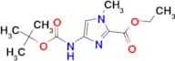 Ethyl 4-((tert-butoxycarbonyl)amino)-1-methyl-1H-imidazole-2-carboxylate