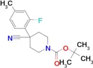 tert-Butyl 4-cyano-4-(2-fluoro-4-methylphenyl)piperidine-1-carboxylate