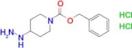 Benzyl 4-hydrazinylpiperidine-1-carboxylate dihydrochloride