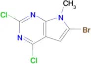 6-Bromo-2,4-dichloro-7-methyl-7H-pyrrolo[2,3-d]pyrimidine