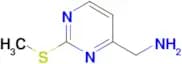 (2-(Methylthio)pyrimidin-4-yl)methanamine