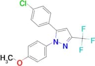 5-(4-Chlorophenyl)-1-(4-methoxyphenyl)-3-(trifluoromethyl)-1H-pyrazole