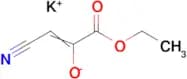 Potassium 1-cyano-3-ethoxy-2,3-dioxopropan-1-ide