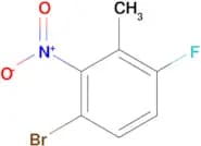 1-Bromo-4-fluoro-3-methyl-2-nitrobenzene