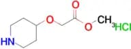 Methyl 2-(piperidin-4-yloxy)acetate hydrochloride