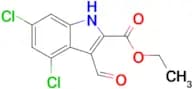 Ethyl 4,6-dichloro-3-formyl-1H-indole-2-carboxylate