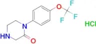 1-(4-(Trifluoromethoxy)phenyl)piperazin-2-one hydrochloride