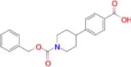 4-(1-((Benzyloxy)carbonyl)piperidin-4-yl)benzoic acid