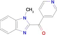 (1-Methyl-1H-benzo[d]imidazol-2-yl)(pyridin-4-yl)methanone