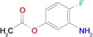 3-Amino-4-fluorophenyl acetate