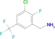 (3-Chloro-2-fluoro-5-(trifluoromethyl)phenyl)methanamine