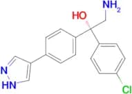 (S)-1-(4-(1H-Pyrazol-4-yl)phenyl)-2-amino-1-(4-chlorophenyl)ethanol