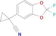 1-(2,2-Difluorobenzo[d][1,3]dioxol-5-yl)cyclopropanecarbonitrile