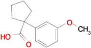 1-(3-Methoxyphenyl)cyclopentanecarboxylic acid