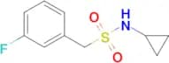N-Cyclopropyl-1-(3-fluorophenyl)methanesulfonamide