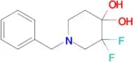 1-Benzyl-3,3-difluoropiperidine-4,4-diol
