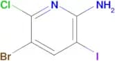 5-Bromo-6-chloro-3-iodopyridin-2-amine