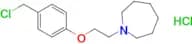 1-(2-(4-(Chloromethyl)phenoxy)ethyl)azepane hydrochloride