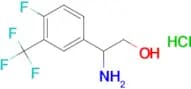 2-Amino-2-(4-fluoro-3-(trifluoromethyl)phenyl)ethanol hydrochloride